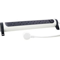 Удлинитель электрический Legrand 694539 Bloc Mutifunctional 6x2P+T(3M-3x1,5),Alb-Gri
