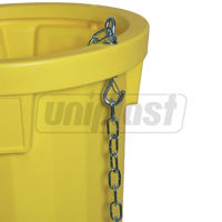 купить Секция мусоропровода -1060mm, с цепью (цвет: желтый)  Tekcnoplast в Кишинёве
