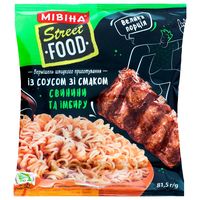 Вермишель Мивина Street Food со вкусом свинины и имбиря, 81,5г