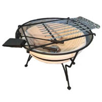 Мангал Tandyr House TH0004 Gratar-semineu Bowl cu suport pentru ace si grilaj