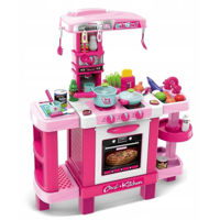 Игровой комплекс для детей Baby Mix STF-008-939 Кухня многофункциональная розовый