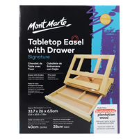 Набор для творчества Mont Marte MEA0023 Sevalet de masa pliabil cu sertar, pin, 26x33.7x6.4cm, (40cm)