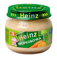 Heinz piure din morcov, 5+ luni, 80 g