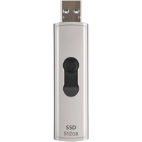 2.0TB  Transcend Portable SSD ESD320A Silver, USB-A 3.1 10Gbps, Metallic Capless/Slider (68.2x19.7x9