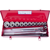 Набор ручных инструментов King Tony 6316MR набор 3/4" торцевых головок 6 гран. 21-50мм принадлежностей, 16 пр.