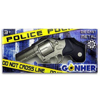 Игрушечное оружие Gonher 33/0 Pistol politie 33/0 (8 gloante) Silver, 44065