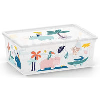 Короб для хранения KIS 54523 Коробка с крышкой C-box S Wild Animals 11l, 37x26xH14cm