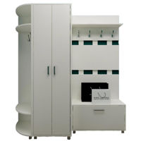 Мебель для прихожей Fabrik Home Monica 1925 белый ясень