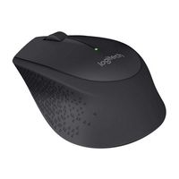 Wireless Mouse Logitech M280, Optical, 1000 dpi, 3 buttons, Ergonomic, 1xAA, Black
