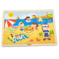 Пазл Viga 51270 Puzzle din lemn Vară, 24 elem
