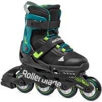 Роликовые коньки Rollerblade 86B0751520NG02 MICROBLADE XT Nero/Verde Petrolio Size 28-32