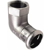 Запорная арматура Inox Pres Угольник из нержавеющей стали F 15x3/4" (91999)