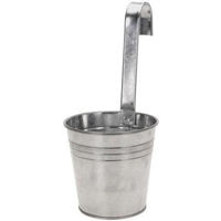 Цветочный горшок ProGarden 40217 Кашпо подвесное Ведро металлическое 13.5Х9.5Х29cm