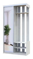 Antreu Voyage 2.1m x 1.1m x 0.45m lemn alb 0449