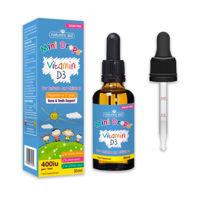 Vitamina D3 400 UI picaturi 50ml (0 luni-5 ani) Natures Aid