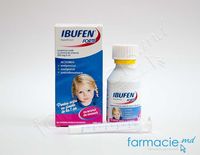 Ibufen® Forte cu aroma de zmeura susp. orala 200 mg/5 ml 100 ml N1