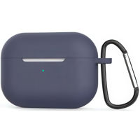 Чехол для наушников Helmet Airpods Pro, silicone, Dark Blue