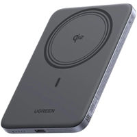 Аккумулятор внешний USB (Powerbank) Ugreen 75984B, Wireless Magsafe Ultra-Slim Qi2 5000mAh, 15W, Grey