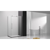 Cabină de duș miscellaneous SYSP 90x200 BRUSHED MATTE NICKLED 8mm (lateral)