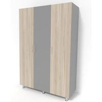 Dulap Smartex N3 180cm Grafit/Stejar Deschis