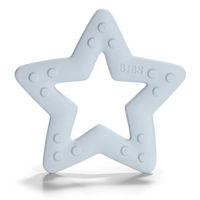 Jucarie din silicon BIBS Bitie Star Baby Blue