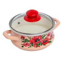 Кастрюля Promstore 55013 Maci D16cm, 2l, manere metalice, capac sticla