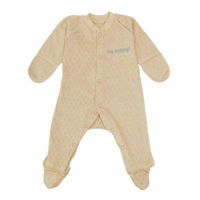 Детская одежда Minikin 25120562 Комбинезон Ажурный Листик Р-Р62, Бежевый, Унисекс