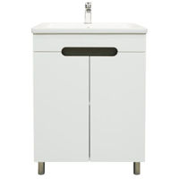 Шкаф под умывальник Bayro Etna Duo под умыв. Argo 600 белый мат