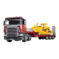Cap tractor cu remorcă și buldozer Scania, cod 42296