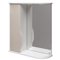 Oglindă baie Mashtab 9783 Print 600x200x720 Alb-Bej