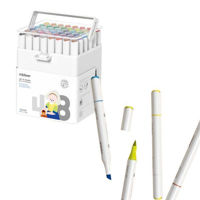 Набор для творчества Mideer MD4185 Set markere pentru schiță cu 2 capete, 48 culori