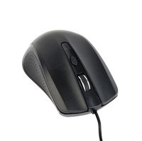 Mouse Gembird MUS-4B-01, Optical, 800-1200 dpi, 4 buttons, Ambidextrous, Black, USB