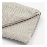 Детское постельное белье New Baby 54079 Плед вязанный Bamboo 100x80 см grey