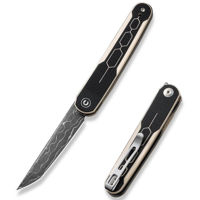 Нож походный Civivi C23015-DS1 KwaiQ, lamă Damascus, G10, liner lock