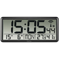 Часы-будильник Hama 186352 Jumbo Digital Radio Wall Clock