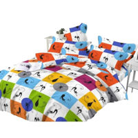 Домашний текстиль PernaMD 10112/134 Set lenjerie de pat pentru copii 1.0/design134