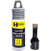 Набор головок, бит, насадок Haki 4696 коронка алмазная M14 Ø12мм