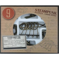 Головоломка Eureka 473206 9 Steampunk Puzzles - (brown box)