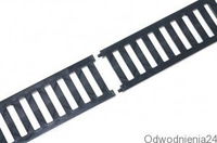 купить 01787 Решетка  PVC  B125 0.5m черная в Кишинёве
