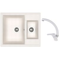 Мойка кухонная со смесителем Dr.Gans Astra 620K + SanDonna F 1069 alb