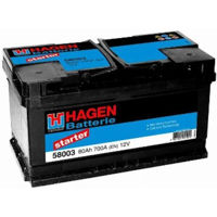 Автомобильный аккумулятор Hagen 58003 Starter