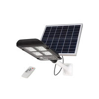 Светодиодный уличный светильник с солнечной панелью Horoz LAGUNA-50 50 Вт LED