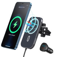 Choetech Magnetic wireless car charger holder  for Iphone, T200-F