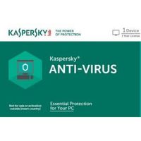 Kaspersky Anti-Virus, 1 device, 12 months, Renewal Card