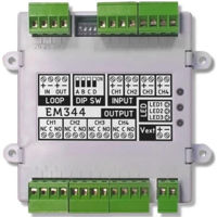 Аксессуар для систем безопасности inim EM344S addressable module with 4 inputs