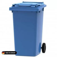 Урна для мусора Hydro S Tomberon plastic cu roti cauciuc, standart, 240 L, albastru 8001219