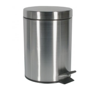 Корзина для мусора с педалью Freedom Fresh, 12L, сатинированная нержавеющая сталь