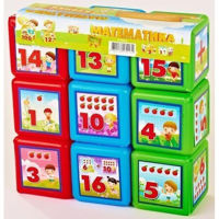 Игрушка miscellaneous 9822 Cuburi Matematica (9 buc) 13012
