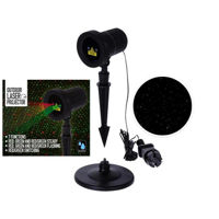 Декоративное освещение Promstore 39703 Proiector de imagine LaserLED Steady, verde-rosu, 7 imagini