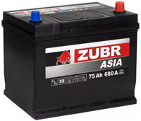 Автомобильный аккумулятор Zubr Ultra Asia 75 Ah R+